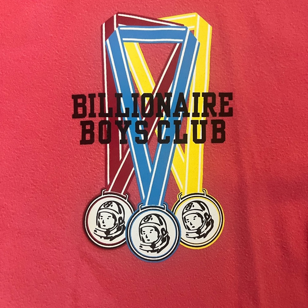 Billionaire Boys Club Pink Graphic Tee for Men Size, can run smaller than usual - Picture 2 of 5